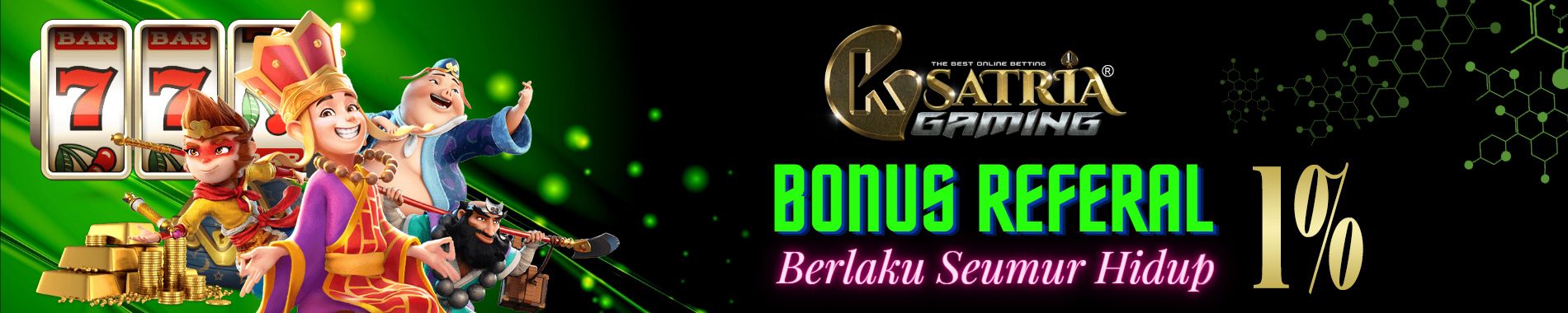 Bonus Referral 1% ksatriagaming